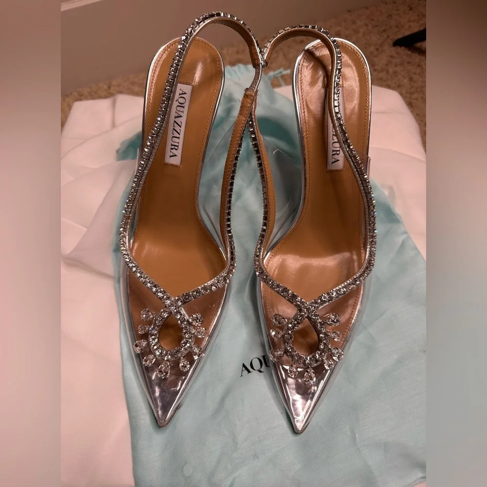 Aquazzura Seduction Crystal Pump 105 - Picture 1 of 6